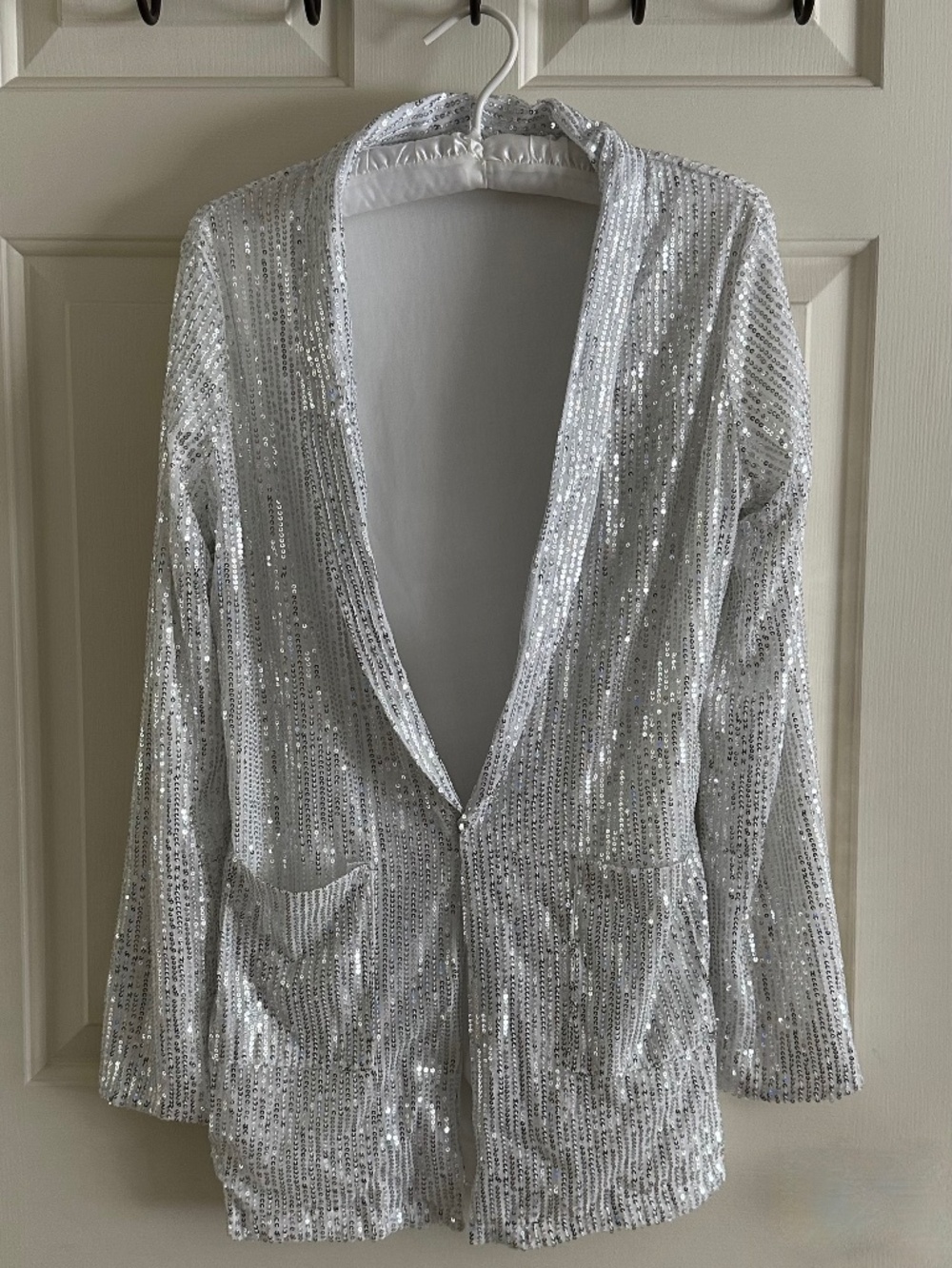 Silver Sequin Jacket